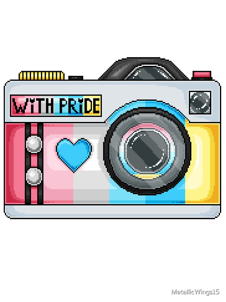 Genderflux Pride Pixel Camera by MetallicWings15 T-Shirts, Hoodie, Sweatshirt | BlankRebels.com (Image 3)