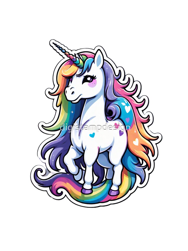Favorite rainbow unicorn – magical creature for your home by digistampdesign T-Shirts, Hoodie, Sweatshirt (Image 3)