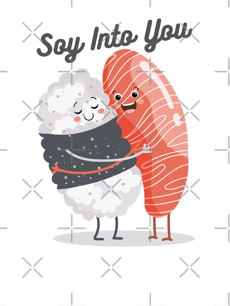Soy Into You - Cute Sushi Hug by Cyrensea T-Shirts, Hoodie, Sweatshirt | BlankRebels.com (Image 3)