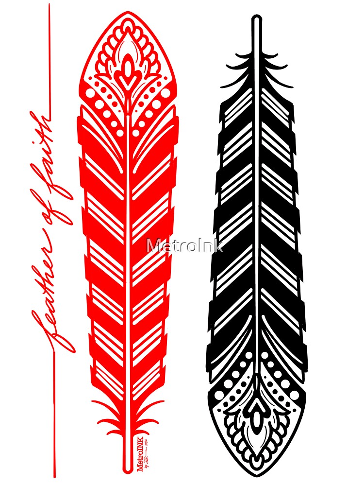 Feather Of Faith by MetroInk T-Shirts, Hoodie, Sweatshirt | BlankRebels.com (Image 3)