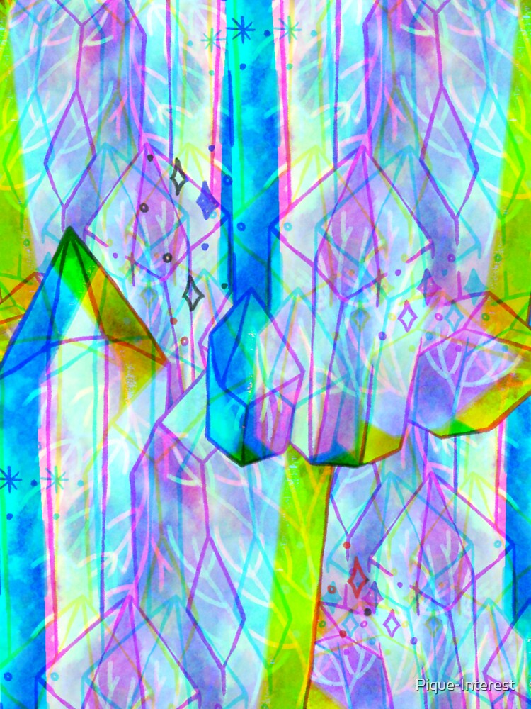 Crystal Pattern by Pique-Interest T-Shirts, Hoodie, Sweatshirt | BlankRebels.com (Image 3)