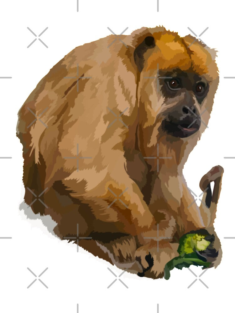 B is for Black Howler Monkey ,Black Howler Monkey – Loud Primate of Central and South America by... (Image 3)