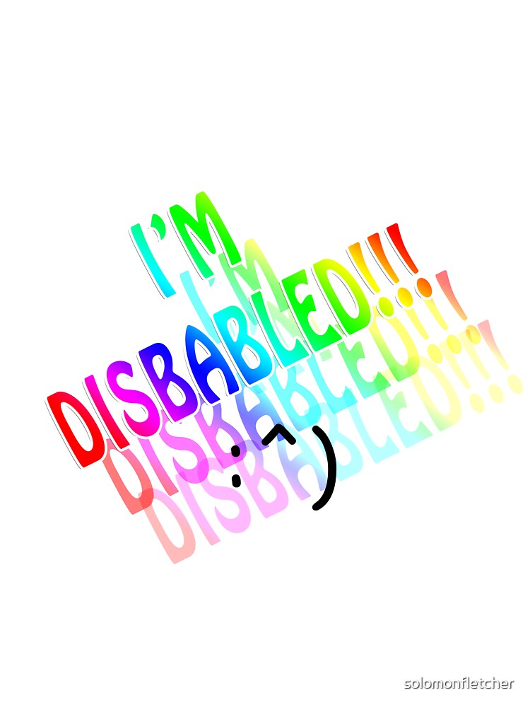 disbabled by solomonfletcher T-Shirts, Hoodie, Sweatshirt | BlankRebels.com (Image 3)