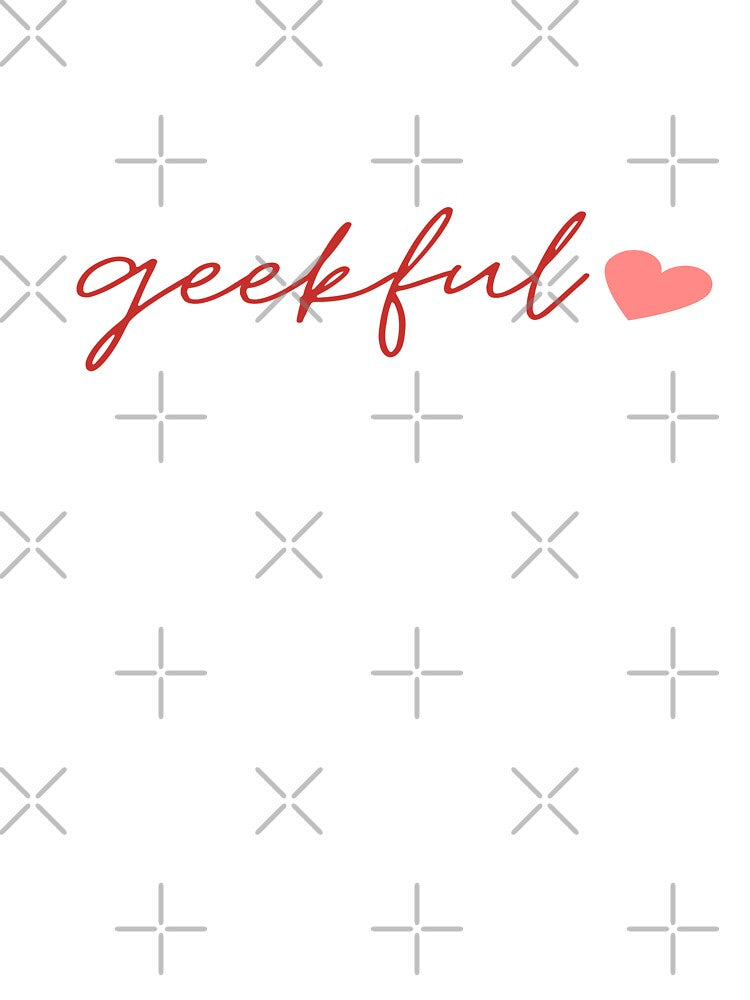 Cute Geekful Heart  | YES I'M A GEEK by Le Plus Three T-Shirts, Hoodie, Sweatshirt | BlankRebels.com (Image 3)