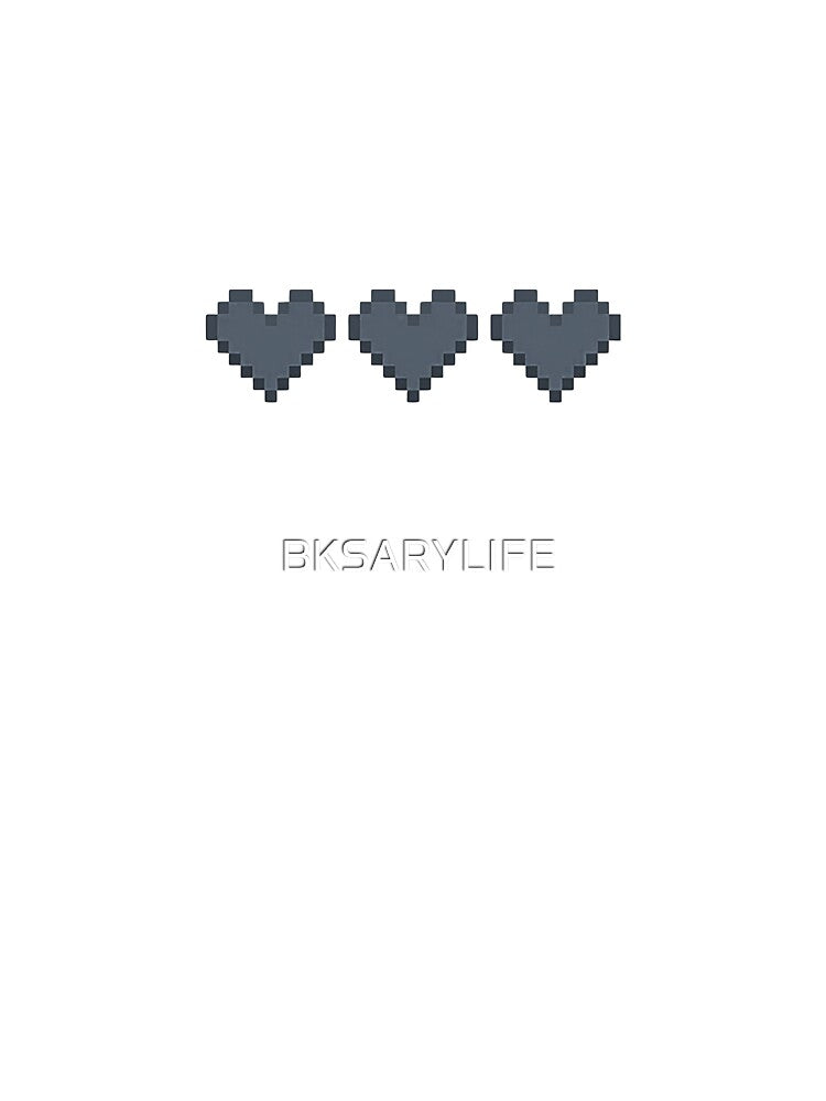8-Bit Love: Gaming Heart Health Bar | Retro Gaming Art by BKSARYLIFE T-Shirts, Hoodie, Sweatshirt | BlankRebels.com (Image 3)