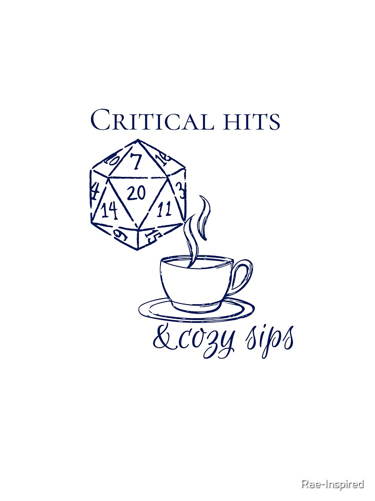 Critical Hits and Cozy Sips by Rae-Inspired T-Shirts, Hoodie, Sweatshirt | BlankRebels.com (Image 3)