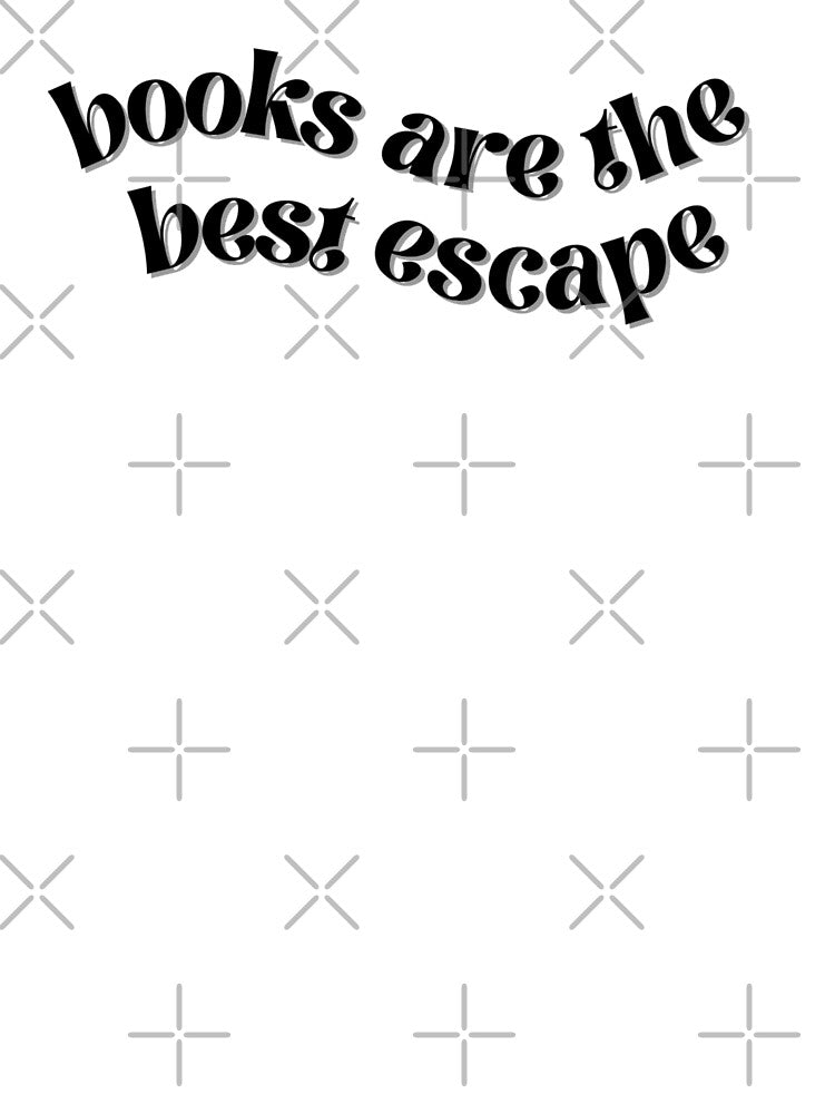 Books Are The Best Escape by hb-official T-Shirts, Hoodie, Sweatshirt | BlankRebels.com (Image 3)