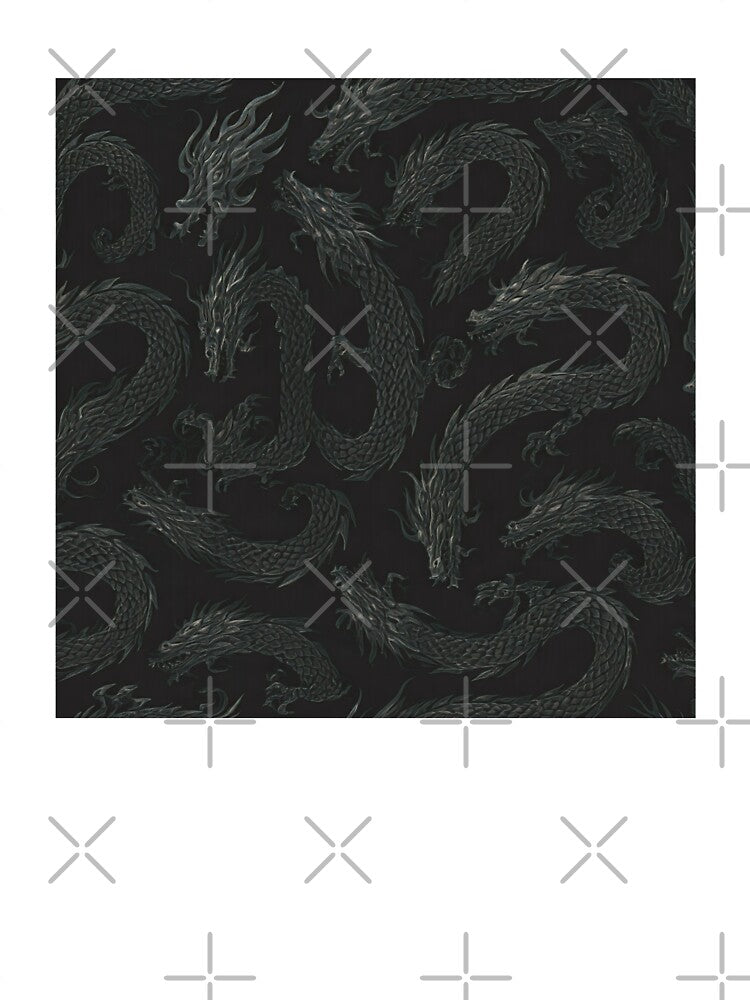 Chrome Dragons: Futuristic Tribal Edge (Y2K Vibe) by SeanOsShirts T-Shirts, Hoodie, Sweatshirt | BlankRebels.com (Image 3)