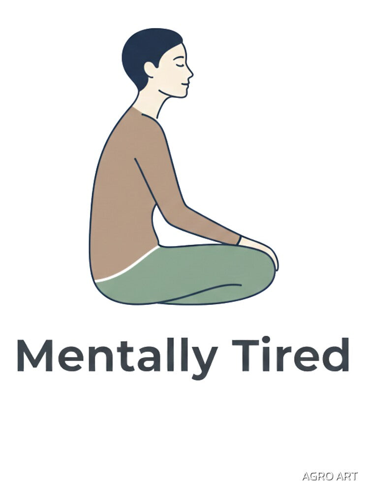 Mentally Tired – Relatable Mood Design by AGRO ART T-Shirts, Hoodie, Sweatshirt | BlankRebels.com (Image 3)