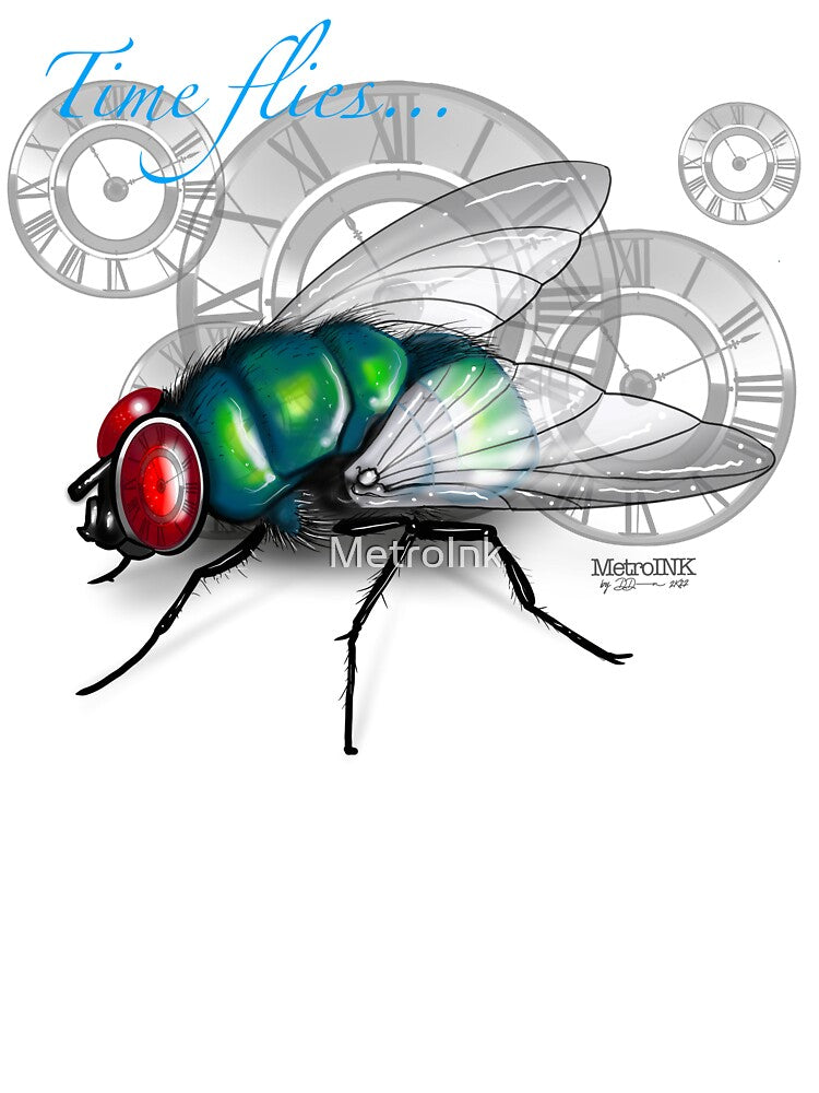 Time Flies by MetroInk T-Shirts, Hoodie, Sweatshirt | BlankRebels.com (Image 3)