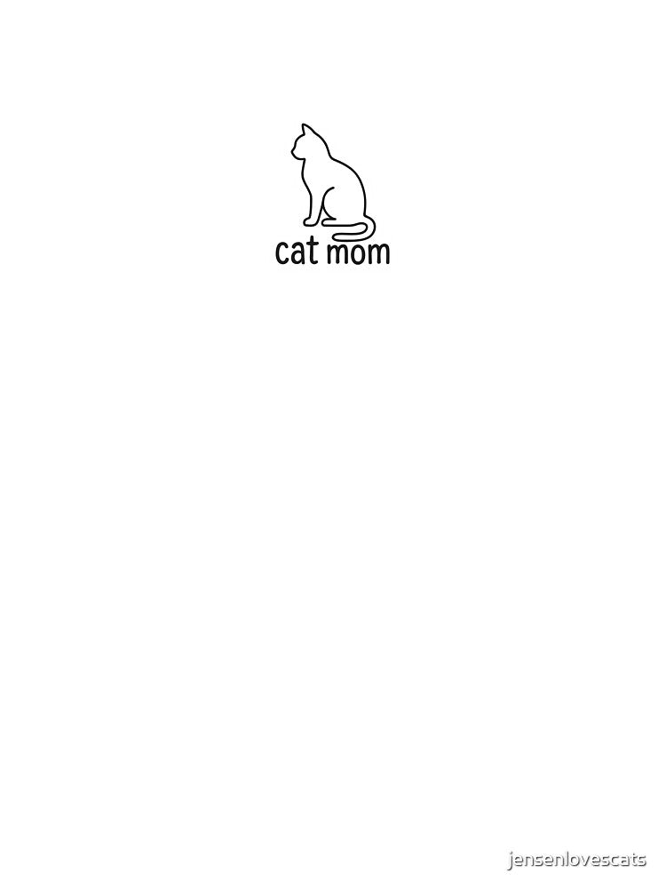 Minimalist Cat Mom by jensenlovescats T-Shirts, Hoodie, Sweatshirt | BlankRebels.com (Image 3)