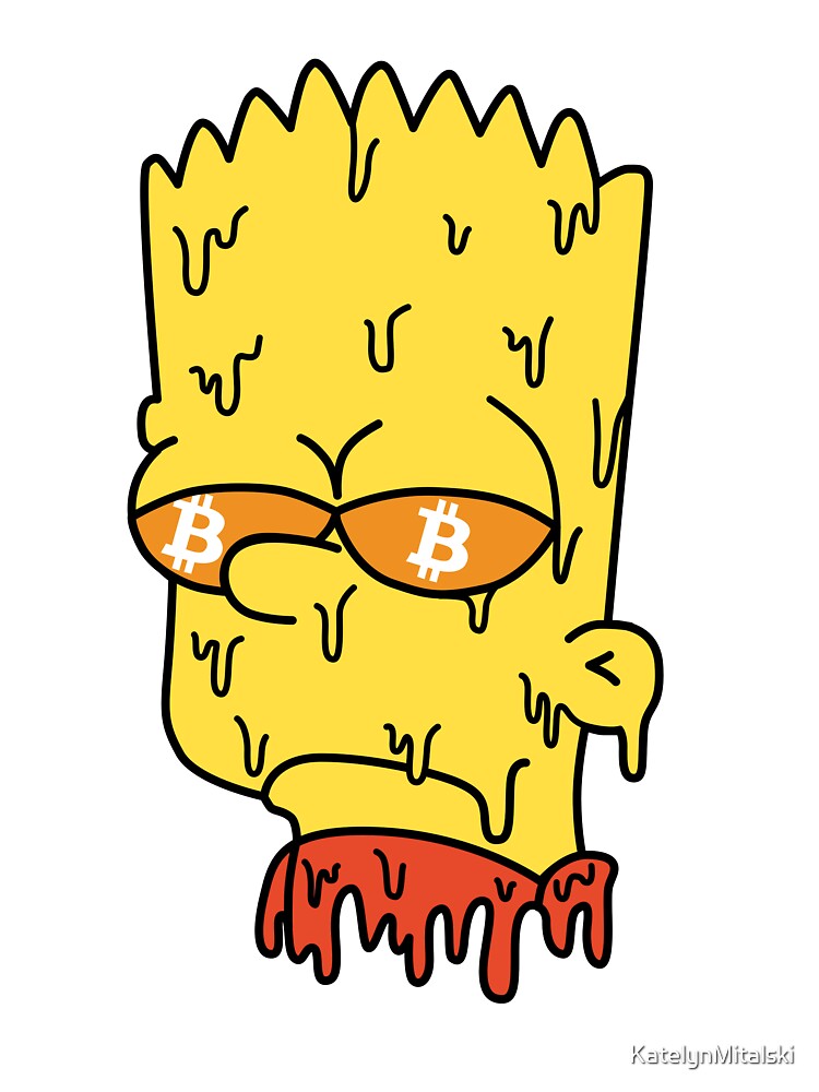 Orange Pilled Bart by KatelynMitalski T-Shirts, Hoodie, Sweatshirt | BlankRebels.com (Image 3)