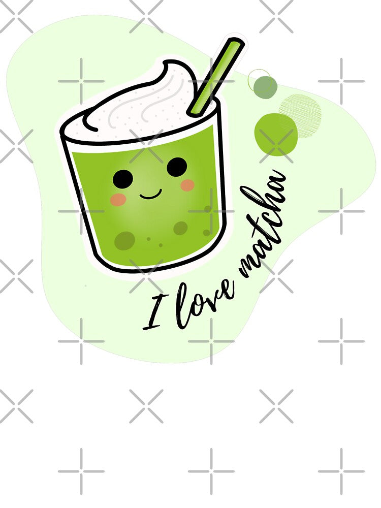 Kawaii Aesthetic Matcha Lover Design by Sghm.Shop