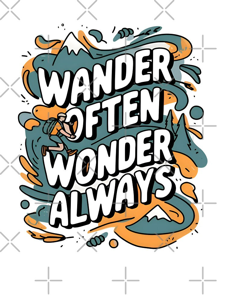 Wander Often Wonder Always Travel Quotes T-Shirts, Hoodie, Sweatshirt