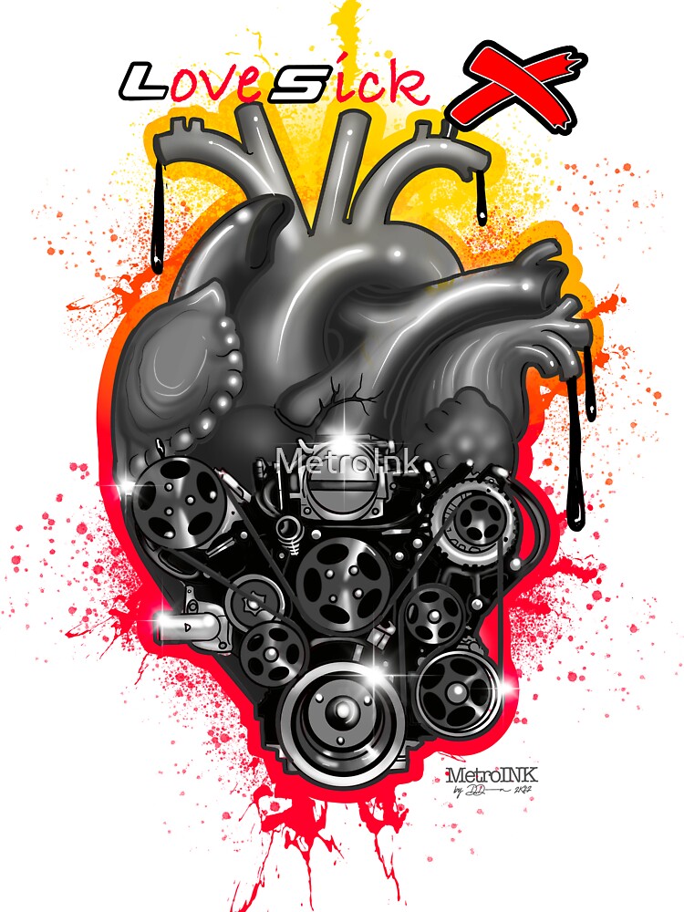 Love Sick X by MetroInk T-Shirts, Hoodie, Sweatshirt | BlankRebels.com (Image 3)