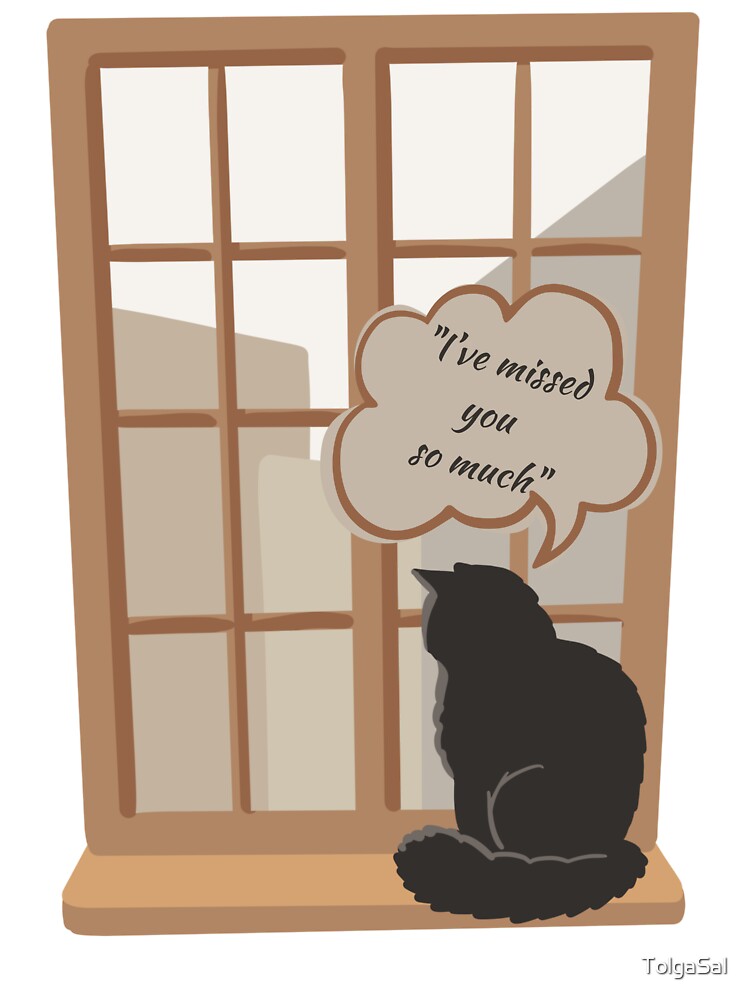 Cat, Window and Longing by TolgaSal T-Shirts, Hoodie, Sweatshirt | BlankRebels.com (Image 3)