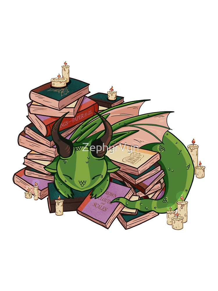 Book Dragon by ZephyrVyn