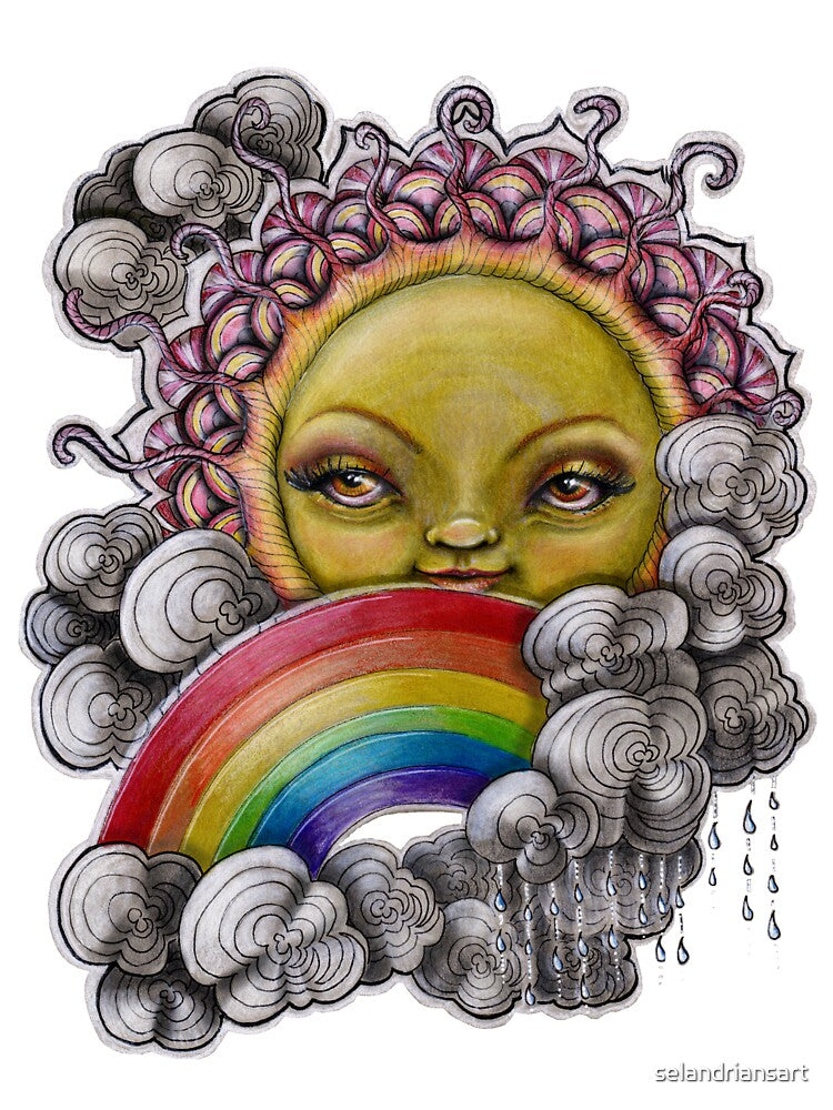 You can't have a rainbow without a little rain by selandriansart T-Shirts, Hoodie, Sweatshirt | BlankRebels.com (Image 3)