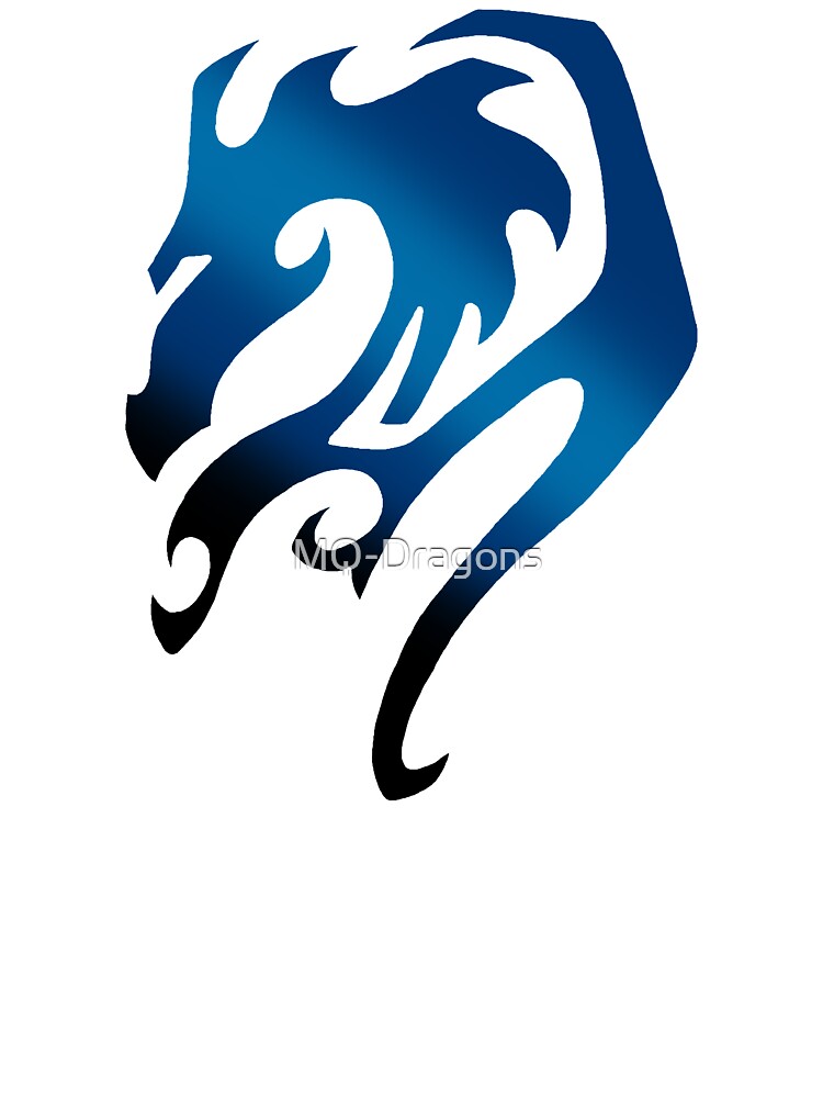 Dragon Stencil Blue by MQ-Dragons T-Shirts, Hoodie, Sweatshirt | BlankRebels.com (Image 3)