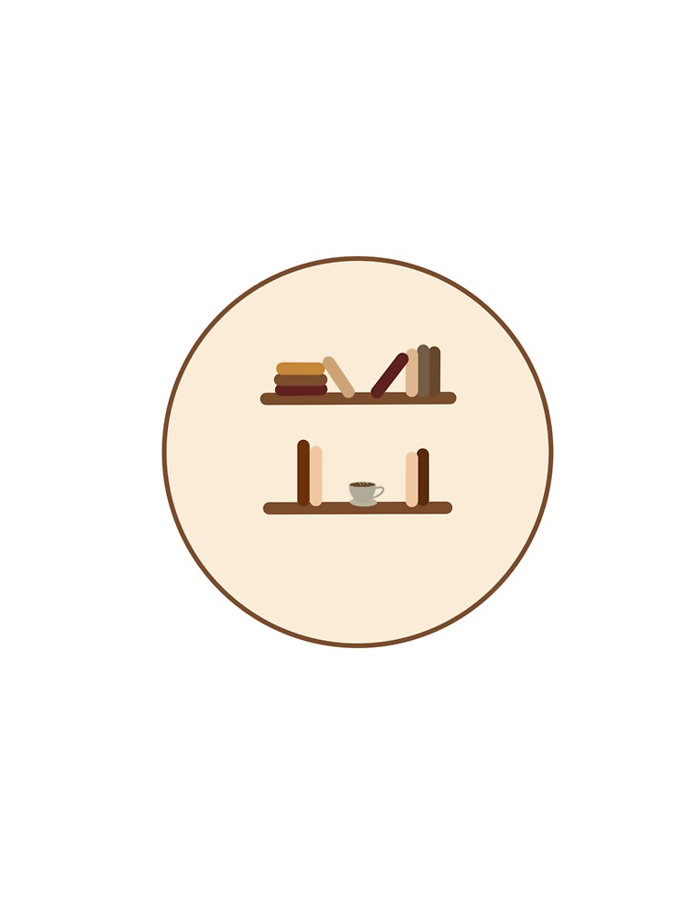 Coffee bookshelf by Art by KLForsman T-Shirts, Hoodie, Sweatshirt | BlankRebels.com (Image 3)