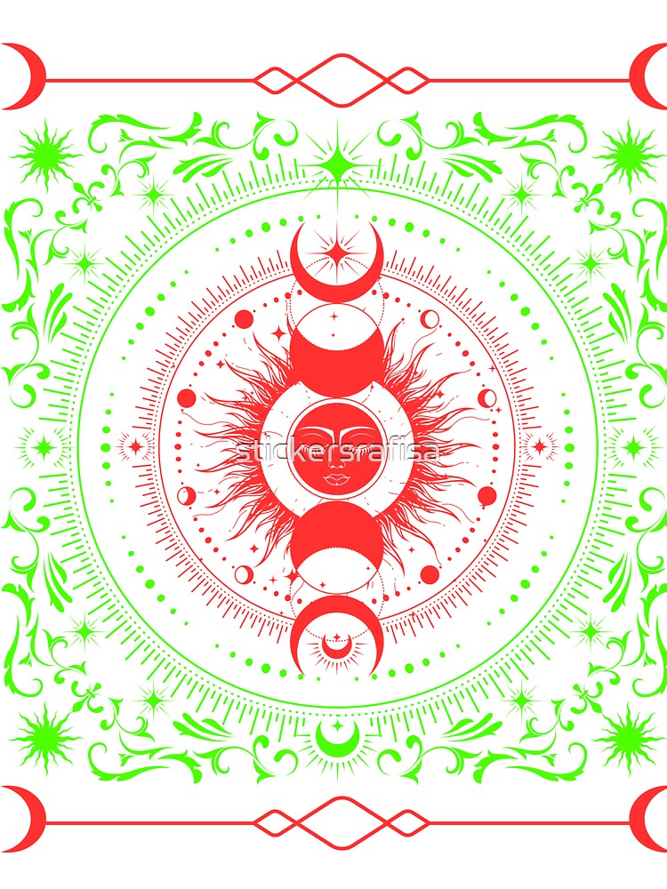MYSTIC MOON PHASE by stickersrafisa T-Shirts, Hoodie, Sweatshirt | BlankRebels.com (Image 3)