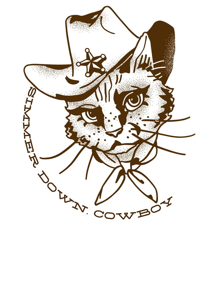 Simmer down, Cowboy by Anathea Utley T-Shirts, Hoodie, Sweatshirt | BlankRebels.com (Image 3)