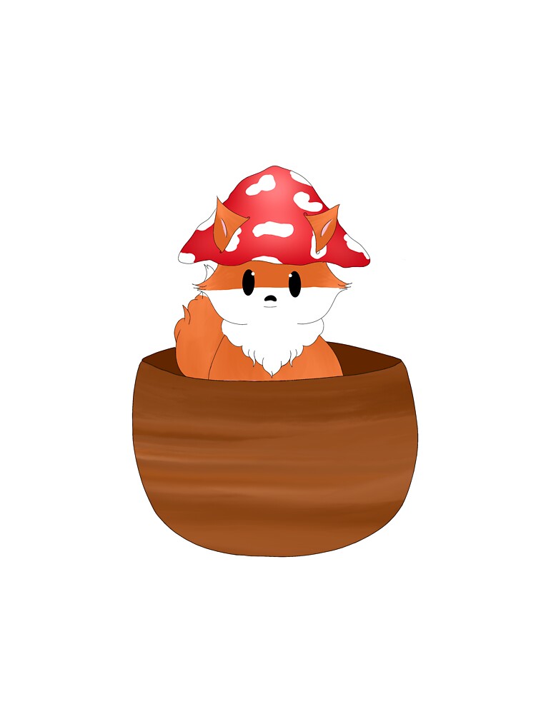 Mushroom Fox by Kleopy T-Shirts, Hoodie, Sweatshirt | BlankRebels.com (Image 3)