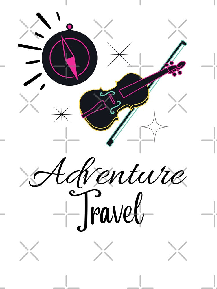 Travel Adventure for Music & Travel Lover by stylishdzign T-Shirts, Hoodie, Sweatshirt | BlankRebels.com (Image 3)