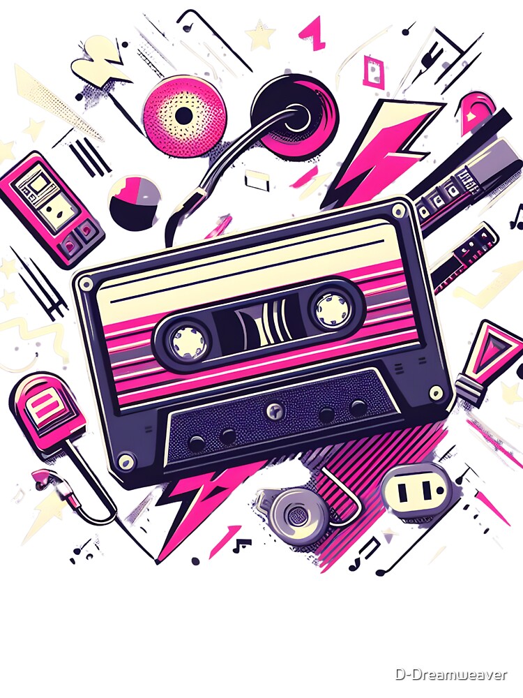 90's Retro Cassette by D-Dreamweaver T-Shirts, Hoodie, Sweatshirt | BlankRebels.com (Image 3)