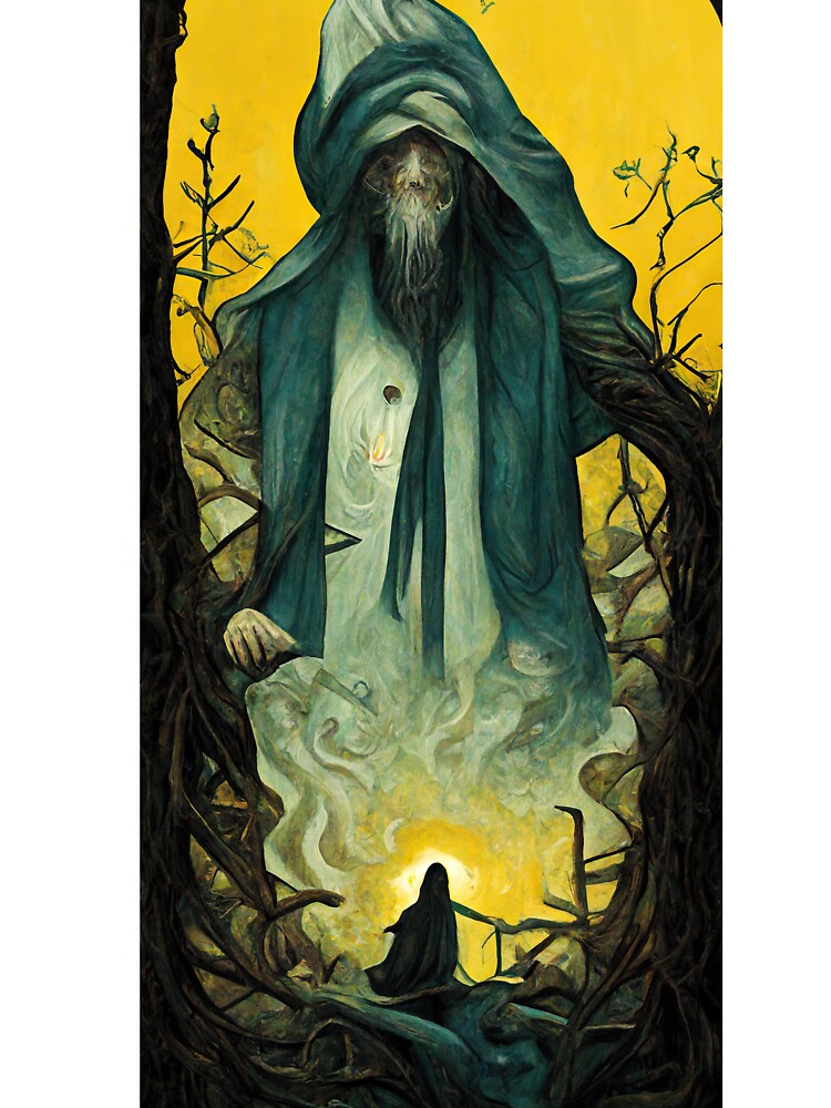 Tarot: Hermit by IA-Power T-Shirts, Hoodie, Sweatshirt | BlankRebels.com (Image 3)