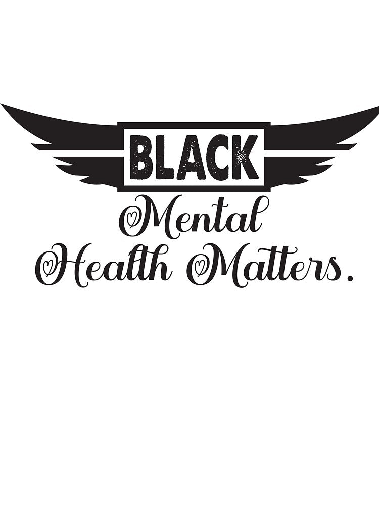 Black Mental Health Matters T shirt by Eshat Zaman Munna(Your account ID is: 5776717) Hoodie, Sweatshirt (Image 3)