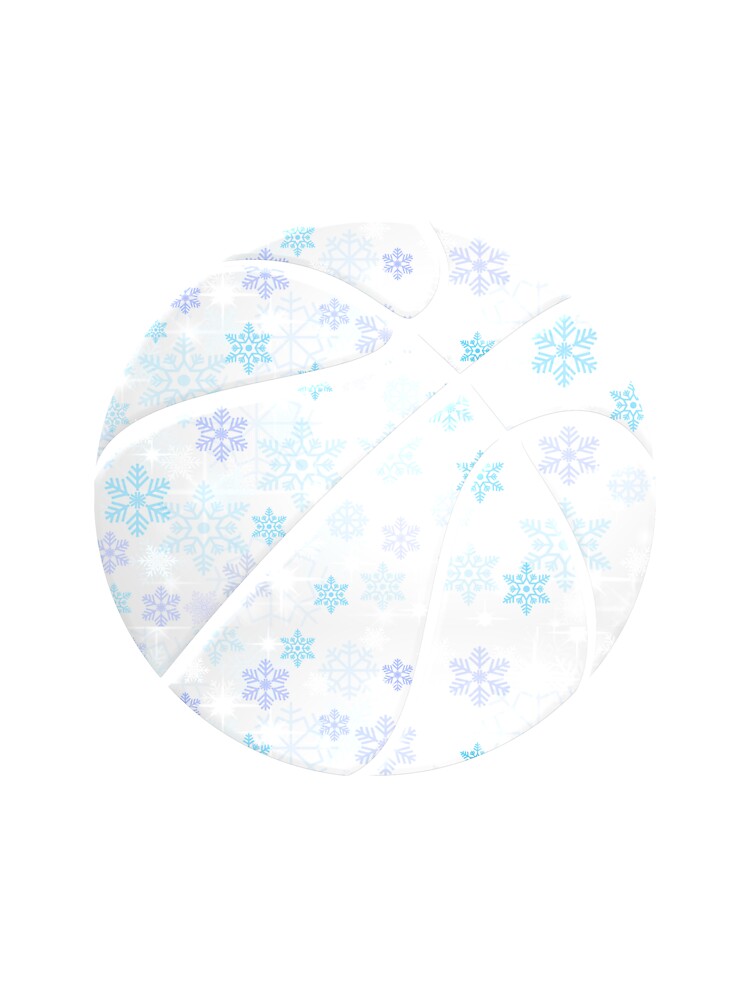 Abstract Basketball Design - Motivational Sports - Winter Snow Watercolor by Gaming x Sports T-Shirts, Hoodie,... (Image 3)
