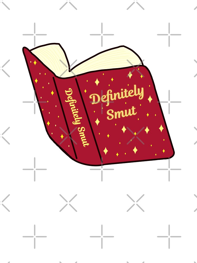 Bookish Sticker - Definitely Smut - Red by VHaywardDesigns T-Shirts, Hoodie, Sweatshirt | BlankRebels.com (Image 3)