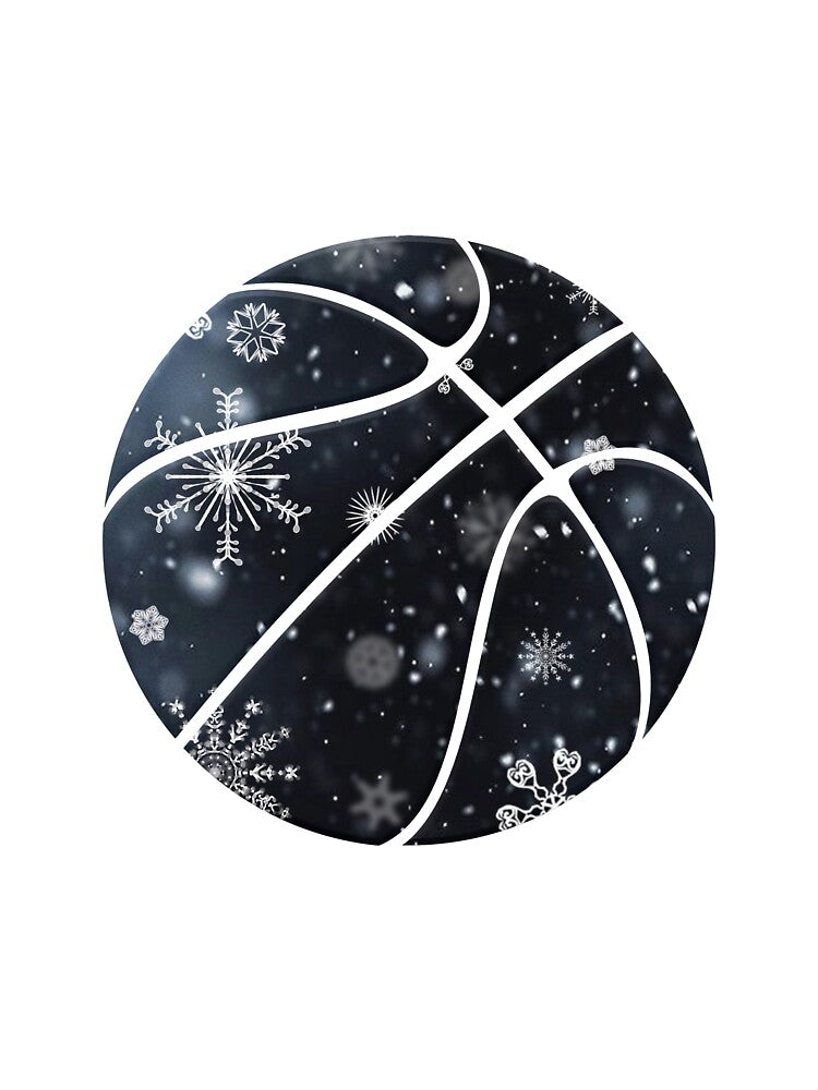 Abstract Basketball Design - Motivational Sports - Winter Snow by Gaming x Sports T-Shirts, Hoodie, Sweatshirt (Image 3)
