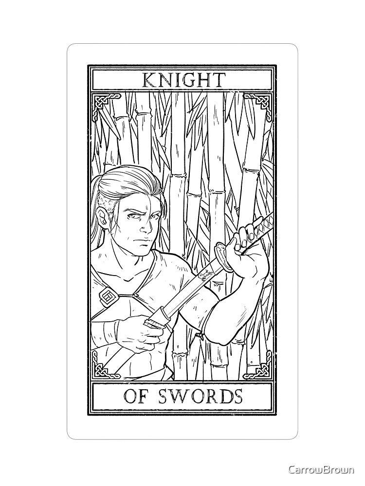 Carrow's Tarot - Knight of Swords by CarrowBrown T-Shirts, Hoodie, Sweatshirt | BlankRebels.com (Image 3)