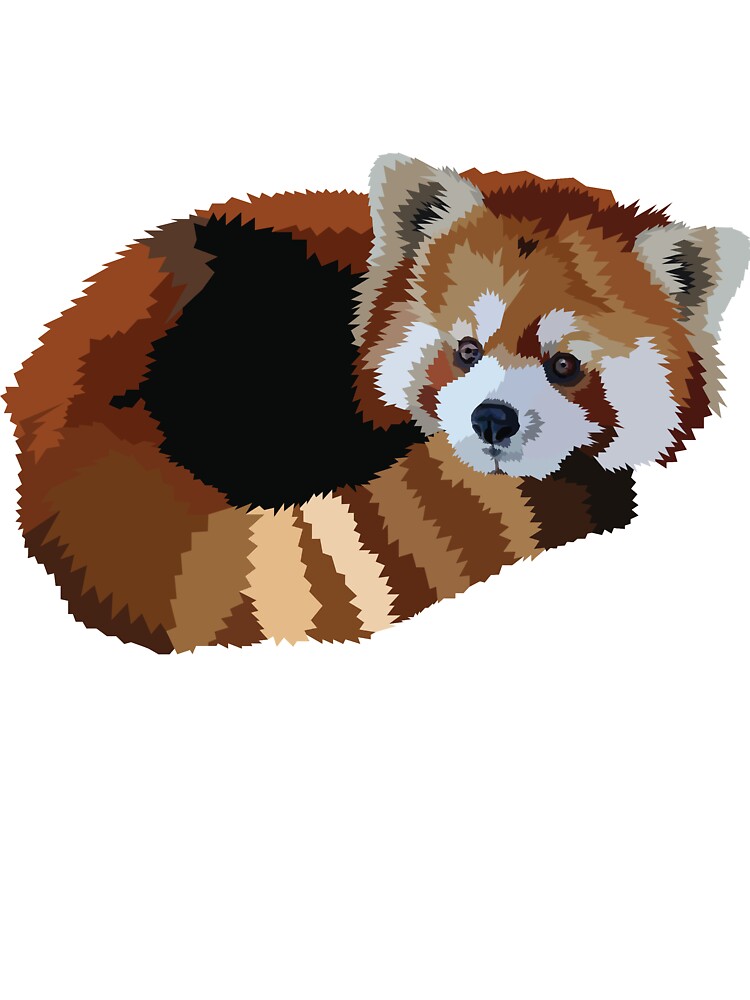 Red Panda by aecdesign T-Shirts, Hoodie, Sweatshirt | BlankRebels.com (Image 3)