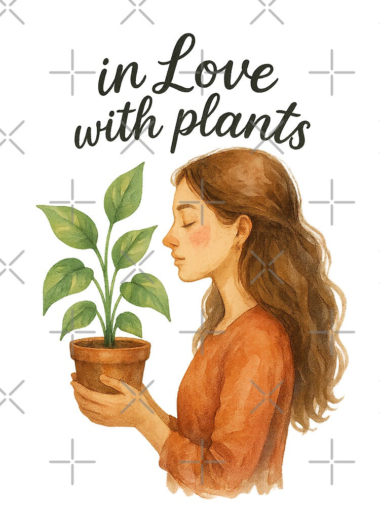 In Love with Plants – Gentle Watercolor Art for True Plant Lovers by Print-Zoo T-Shirts, Hoodie, Sweatshirt (Image 3)