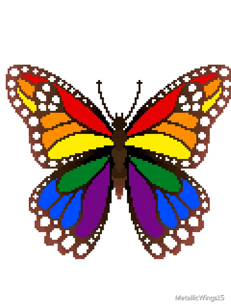 Gay Pride Butterfly by MetallicWings15 T-Shirts, Hoodie, Sweatshirt | BlankRebels.com (Image 3)