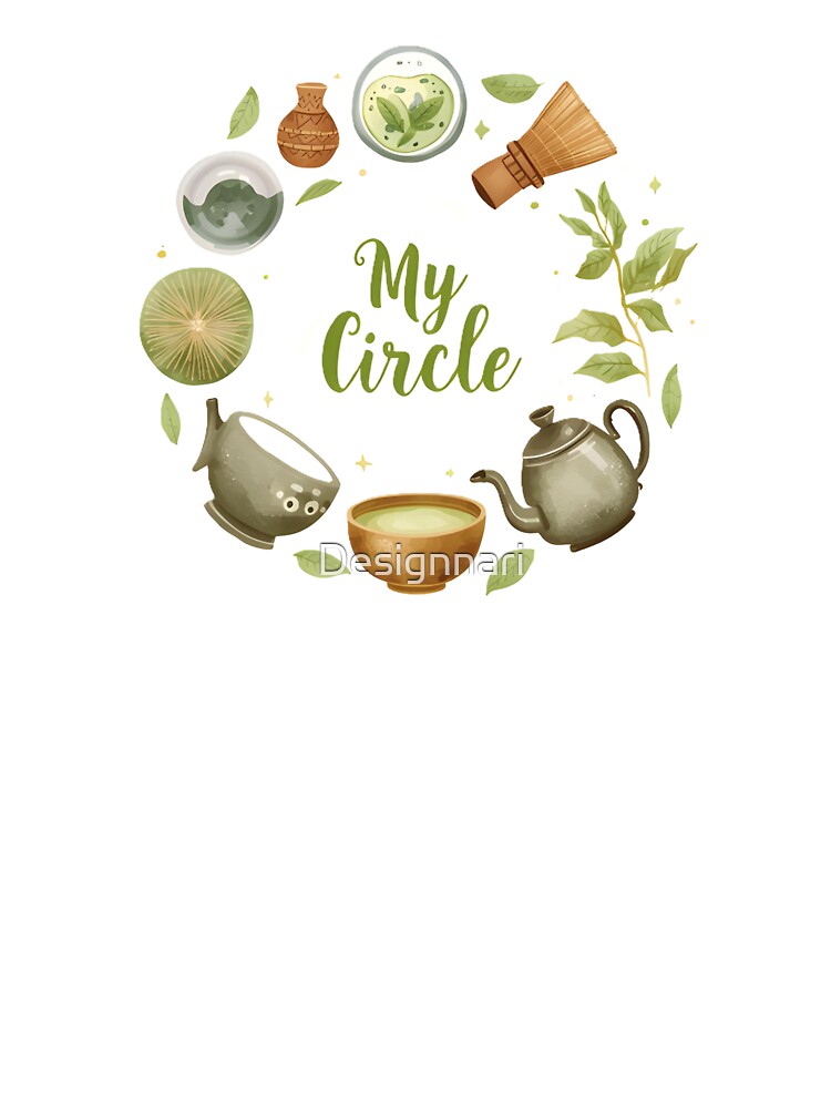 My Circle – Matcha Lover Aesthetic Design by Designnari T-Shirts, Hoodie, Sweatshirt | BlankRebels.com (Image 3)