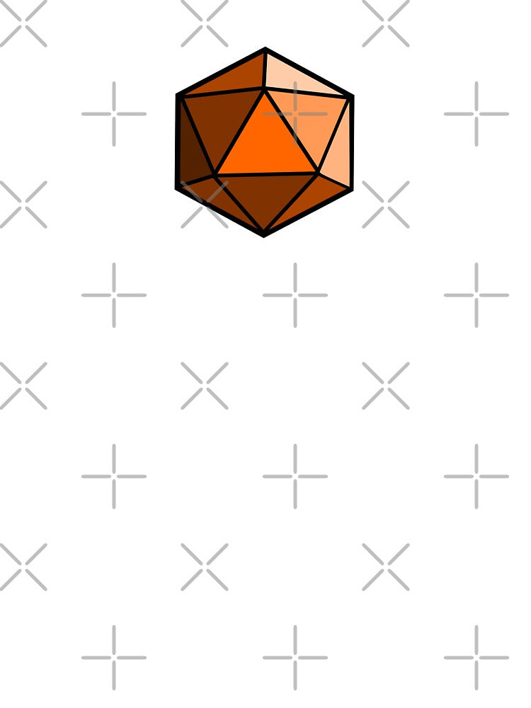 D20 Dice (Orange) by CrewDutler T-Shirts, Hoodie, Sweatshirt | BlankRebels.com (Image 2)