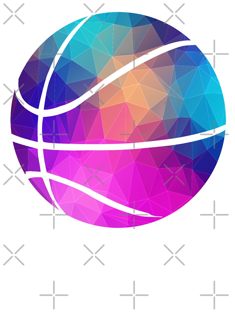 Basketball Colorful Art Funny Sports Gift by Shariss T-Shirts, Hoodie, Sweatshirt | BlankRebels.com (Image 3)