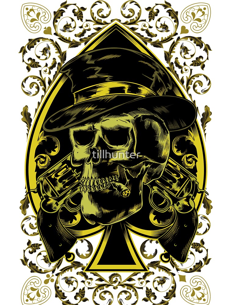 Cool skeleton skull by tillhunter T-Shirts, Hoodie, Sweatshirt | BlankRebels.com (Image 3)
