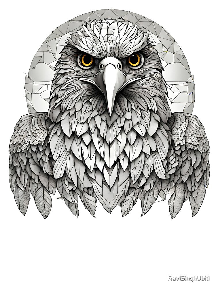 Eagle Print by RaviSinghUbhi T-Shirts, Hoodie, Sweatshirt | BlankRebels.com (Image 3)