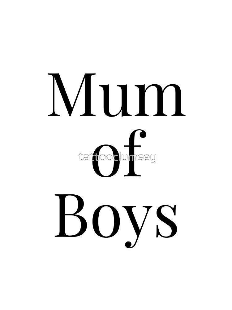 Mum of boys by tattooclumsey T-Shirts, Hoodie, Sweatshirt | BlankRebels.com (Image 3)