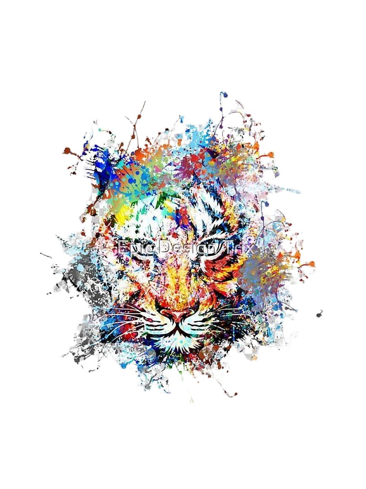 Tiger Abstract Art by Epic Design Trix T-Shirts, Hoodie, Sweatshirt | BlankRebels.com (Image 3)