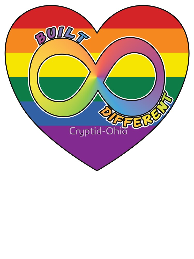 Built Different | Neurodivergent + Pride by Cryptid-Ohio T-Shirts, Hoodie, Sweatshirt | BlankRebels.com (Image 3)