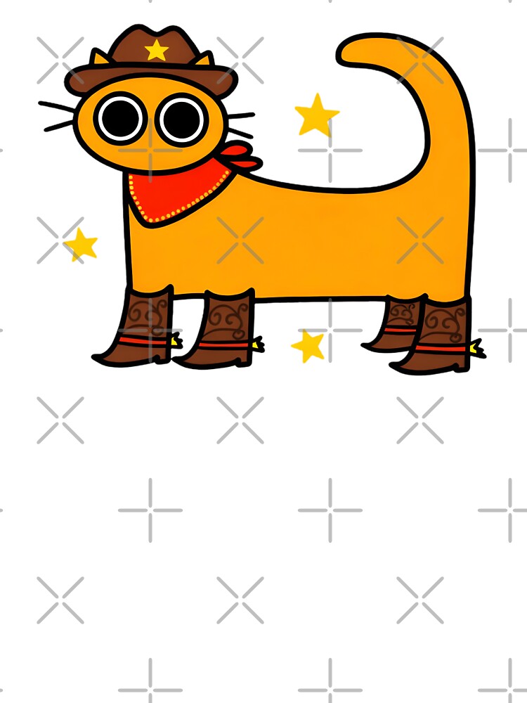Cat Cowboy by CrispyMeowsart T-Shirts, Hoodie, Sweatshirt | BlankRebels.com (Image 3)
