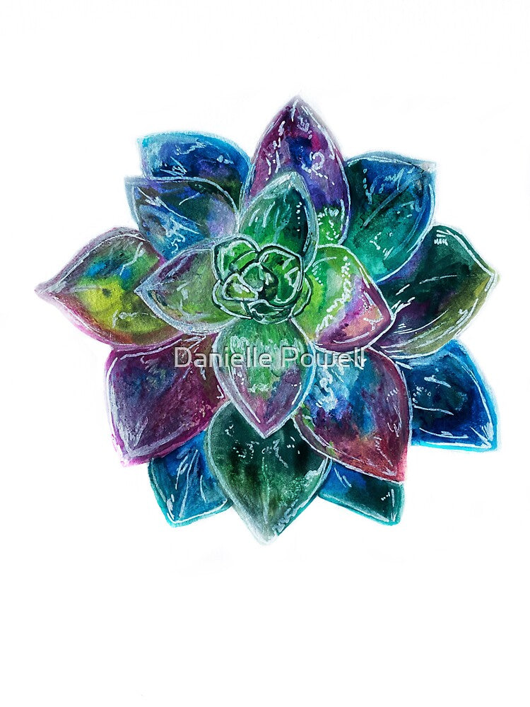 Succulent flower by Danielle Powell T-Shirts, Hoodie, Sweatshirt | BlankRebels.com (Image 3)