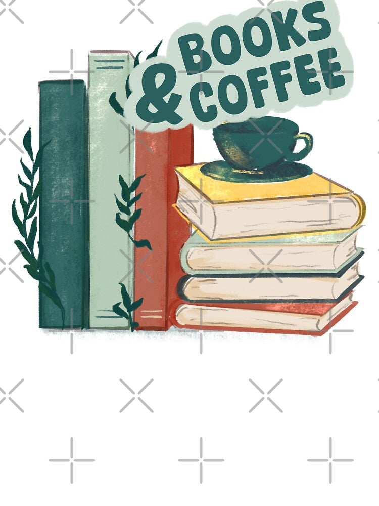 Books and coffee by Matoforma T-Shirts, Hoodie, Sweatshirt | BlankRebels.com (Image 3)