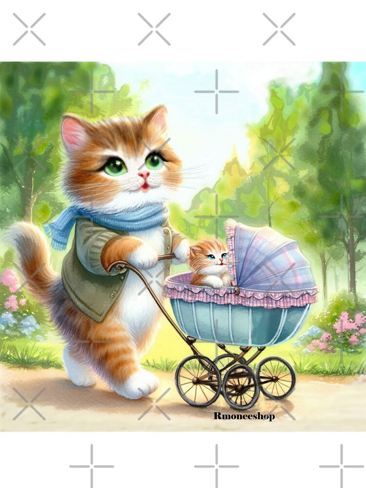 Baby Whiskers Stroll in the Park by rmoneeshop T-Shirts, Hoodie, Sweatshirt | BlankRebels.com (Image 3)